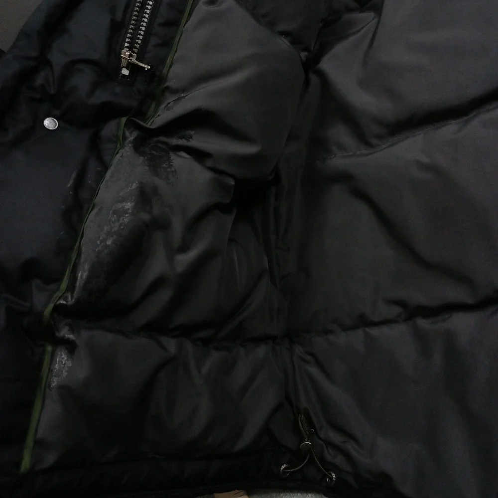 Banana Republic Vest Mens Large Black Down Pockets Preppy Full‎ Zip